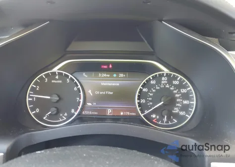 2018 Nissan Murano Sl from USA, damaged, VIN 5N1AZ2MH1JN183608